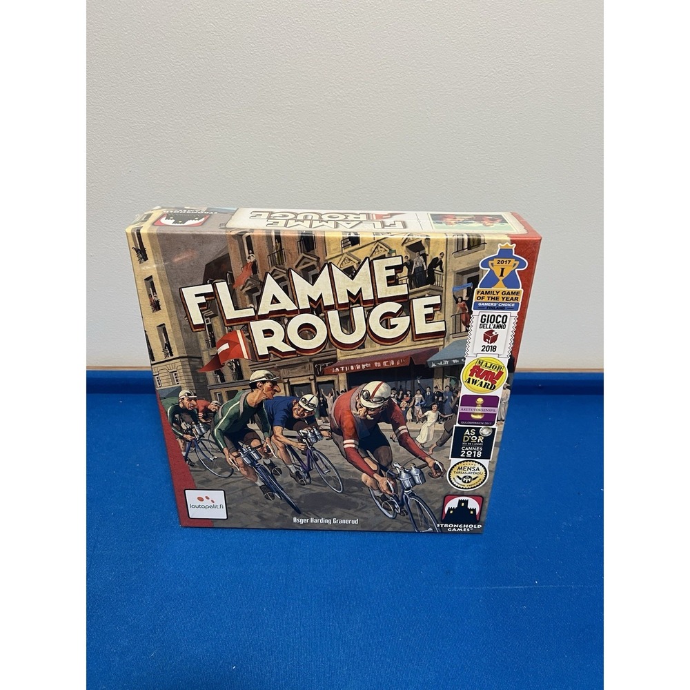 Flamme Rouge Board Game NEW Factory Sealed Lautapelit Cycling Strategy Game